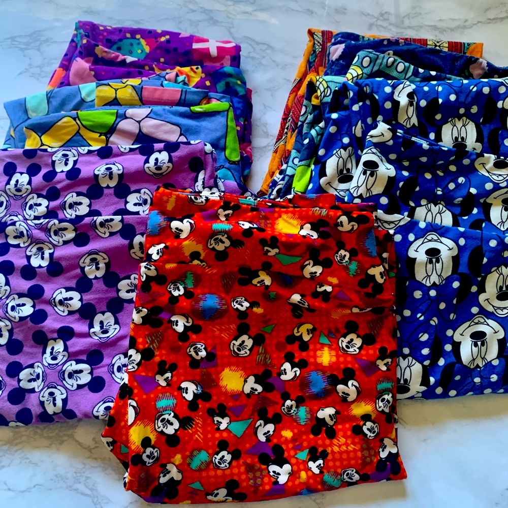 Lula Roe Leggings Tall & Curvy 8 Pairs